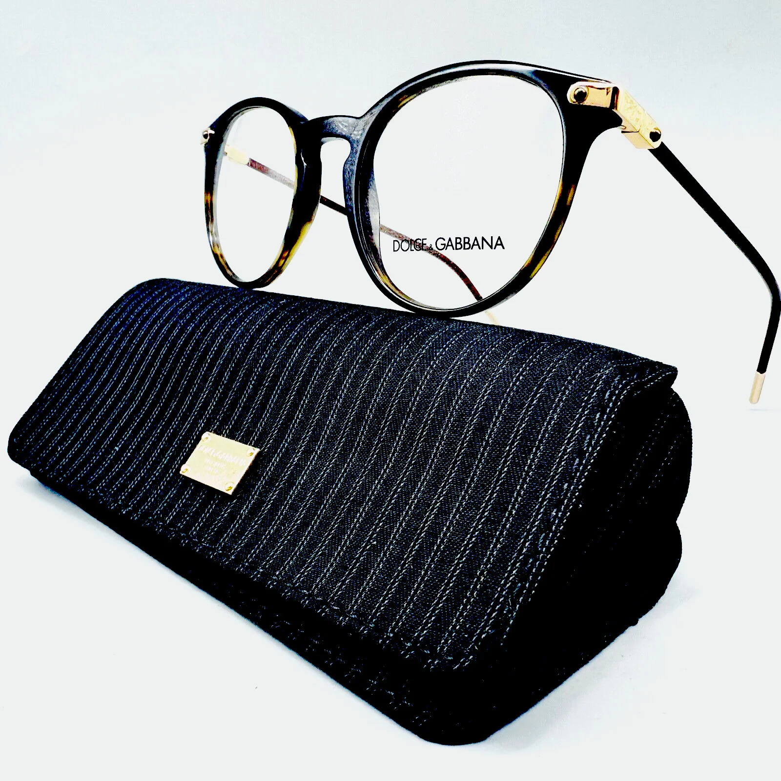 DOLCE & GABBANA DG 3303/ 502 Women Eyeglasses 52-22-145mm- Havana 100% Original